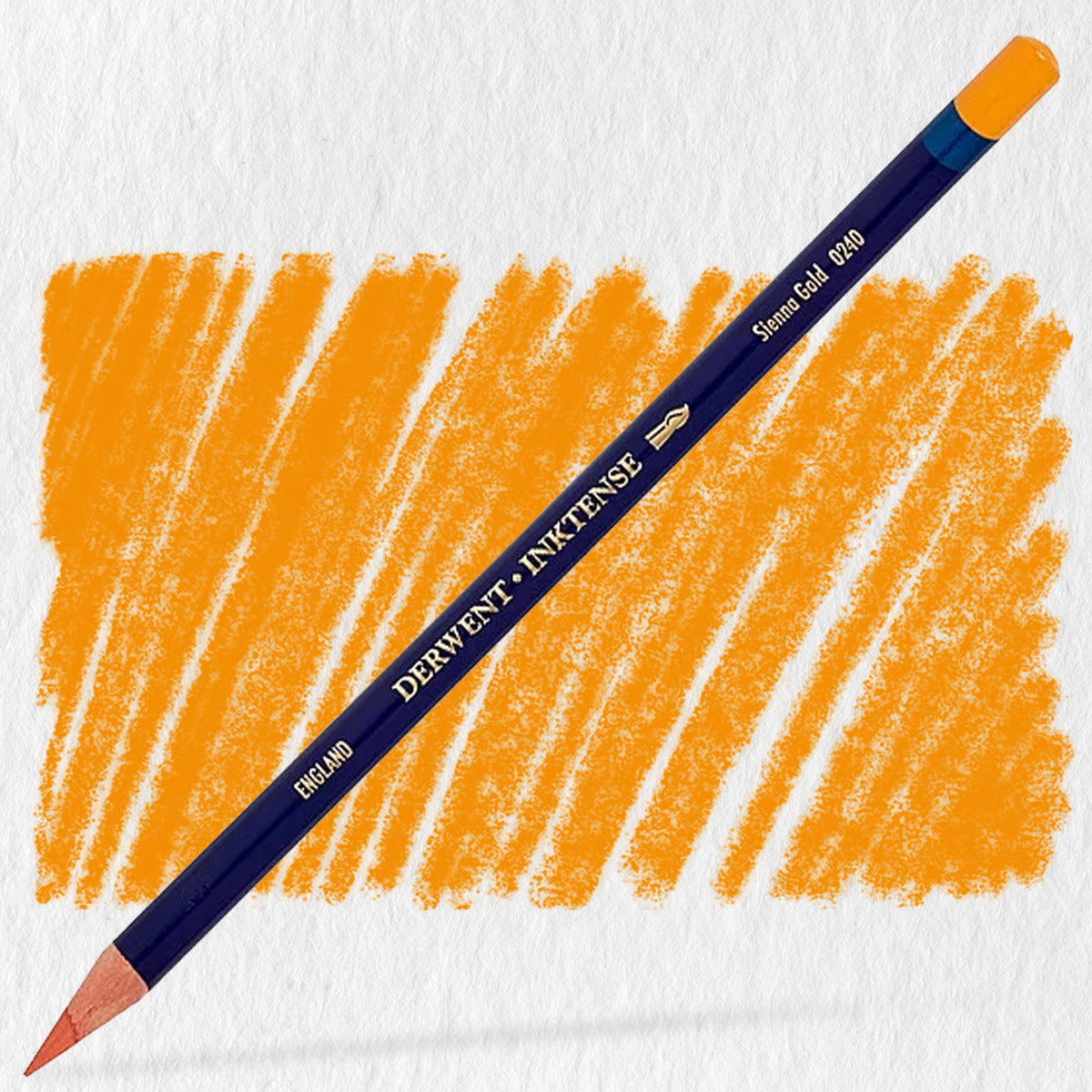 Lápis de Cor Aquarelável Inktense 0240 - Sienna Gold - Derwent  