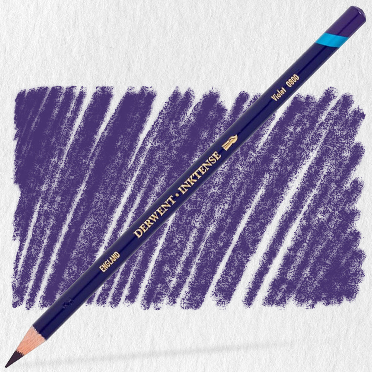 Lápis de Cor Aquarelável Inktense 0800 - Violet - Derwent  
