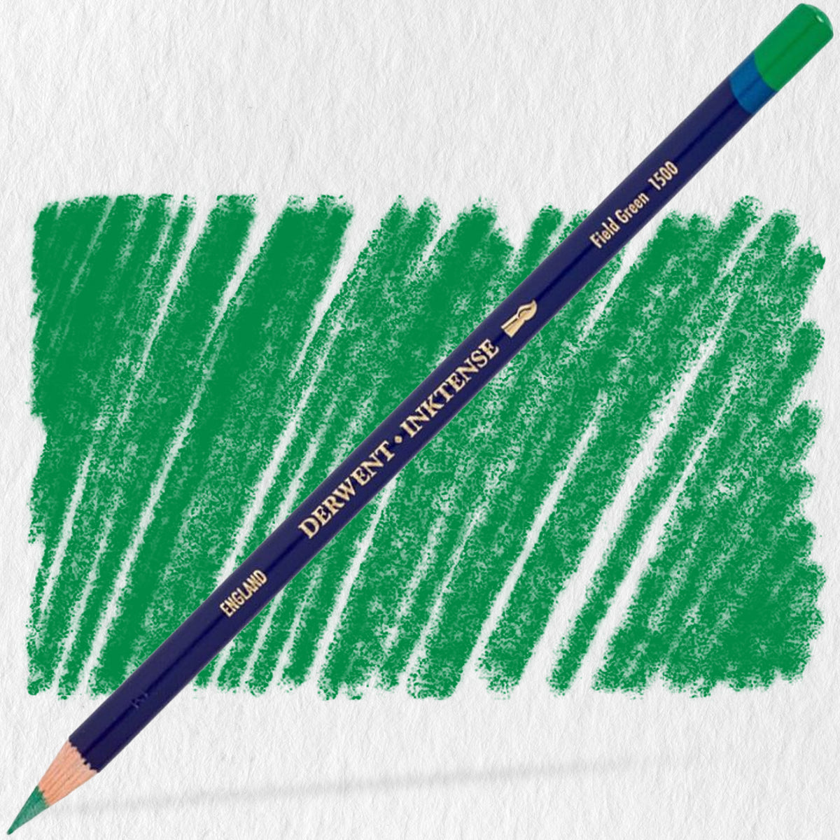 Lápis de Cor Aquarelável Inktense 1500 - Field Greem - Derwent  