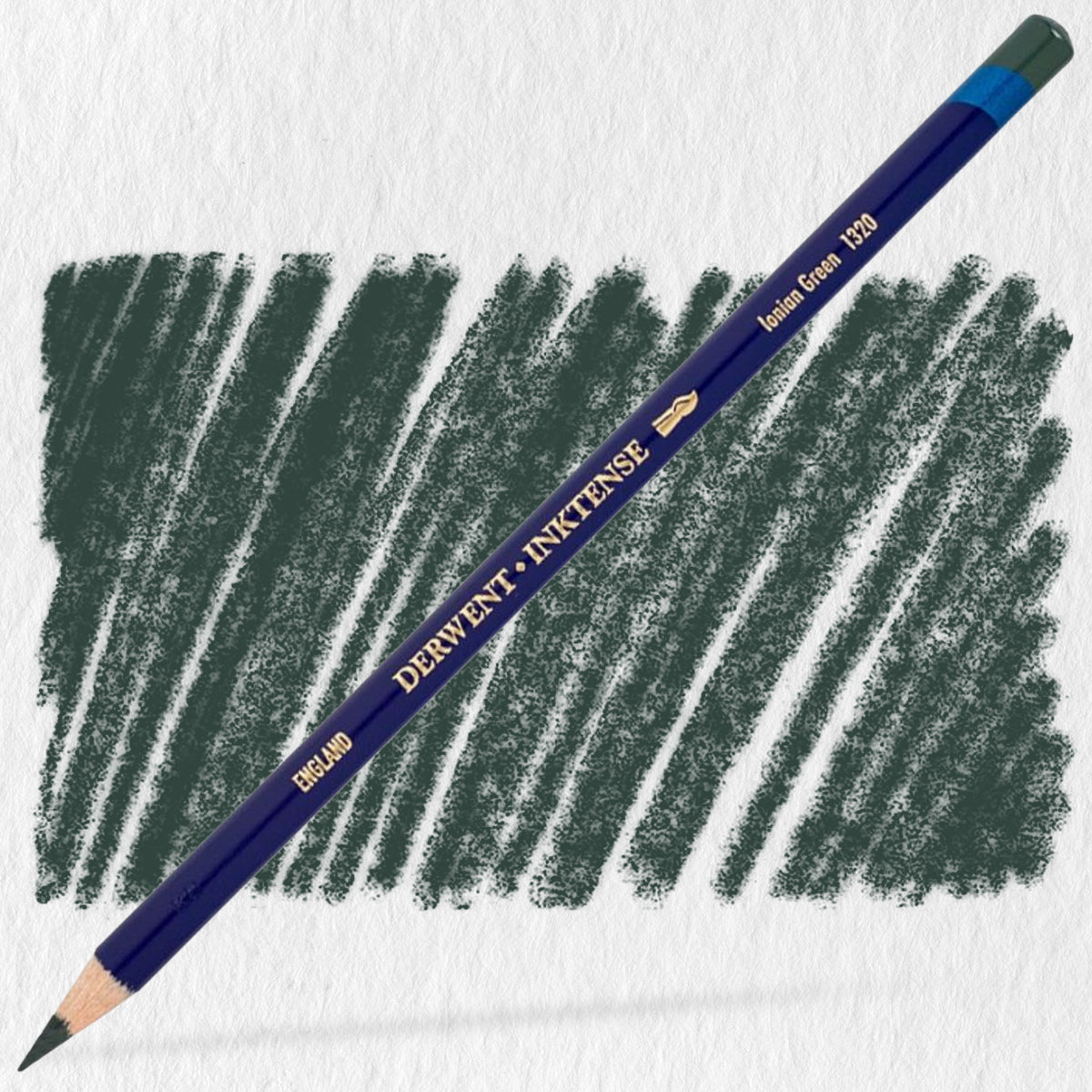 Lápis de Cor Aquarelável Inktense 1320 - Lonian Green - Derwent  