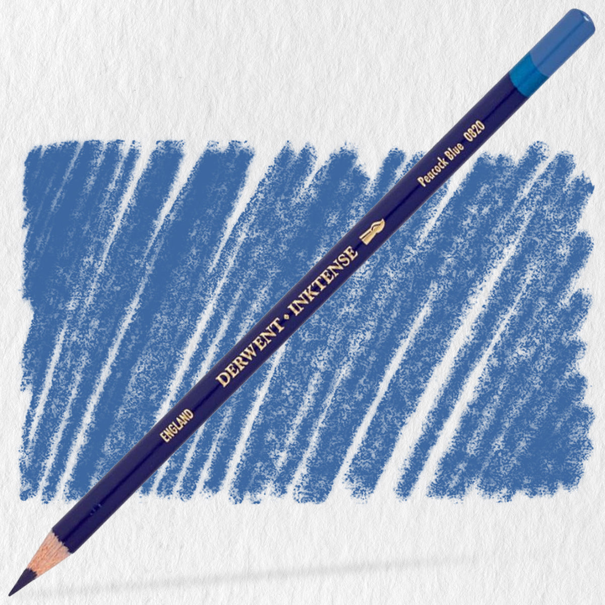 Lápis de Cor Aquarelável Inktense 0820 - Peacock Blue - Derwent  