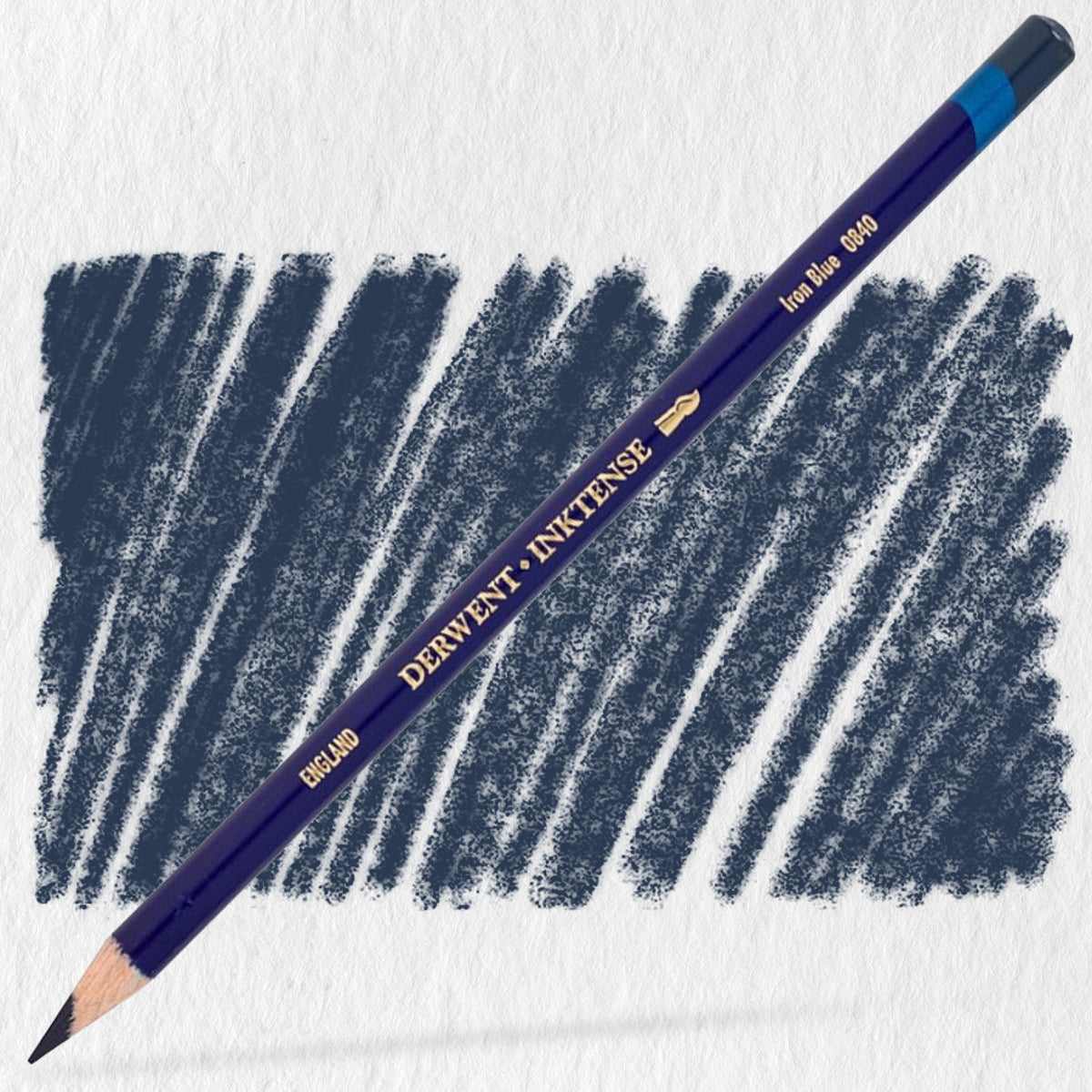 Lápis de Cor Aquarelável Inktense 0840 - Iron Blue - Derwent  