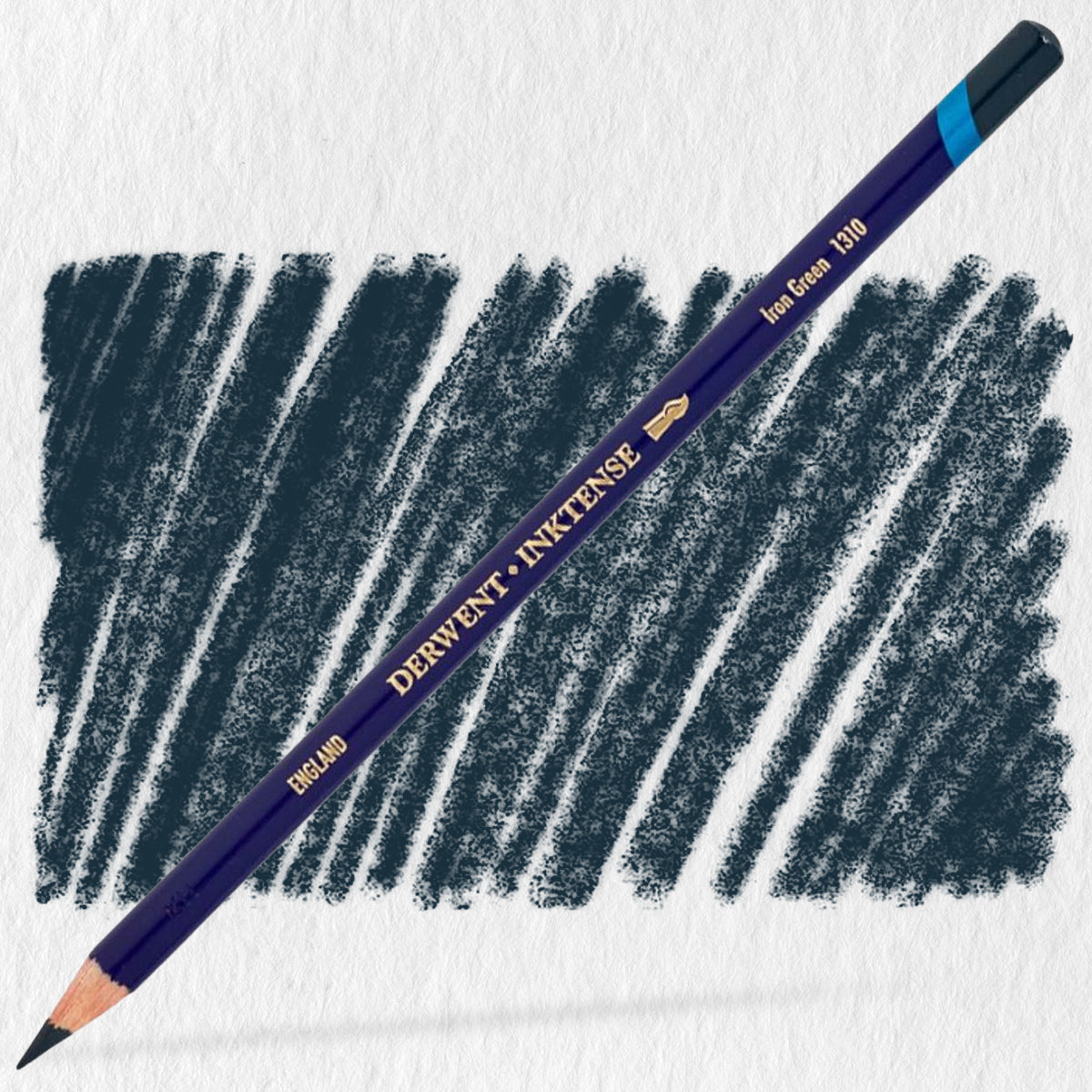 Lápis de Cor Aquarelável Inktense 1310 - Iron Green - Derwent  