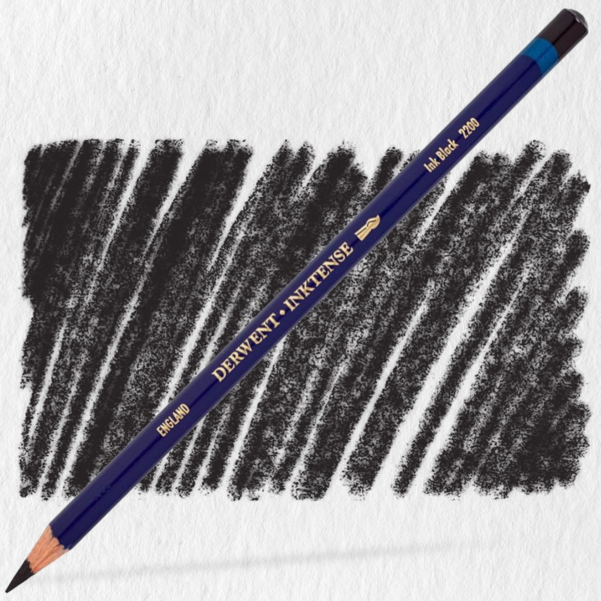 Lápis de Cor Aquarelável Inktense 2200 - Ink Black - Derwent  