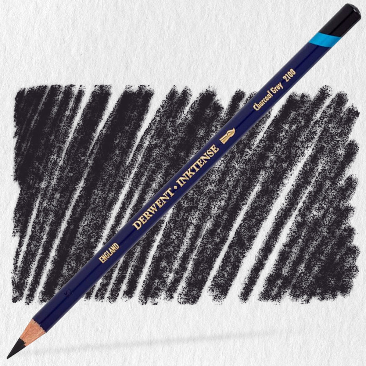 Lápis de Cor Aquarelável Inktense 2100 - Charcoal Grey - Derwent  