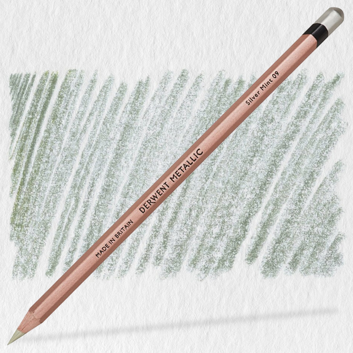 Lápis de Cor Metallic 009 - Silver Mint - Derwent