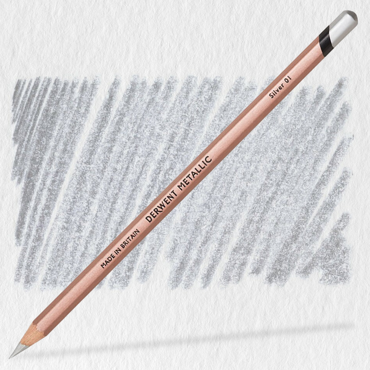 Lápis de Cor Metallic 001 - Silver - Derwent