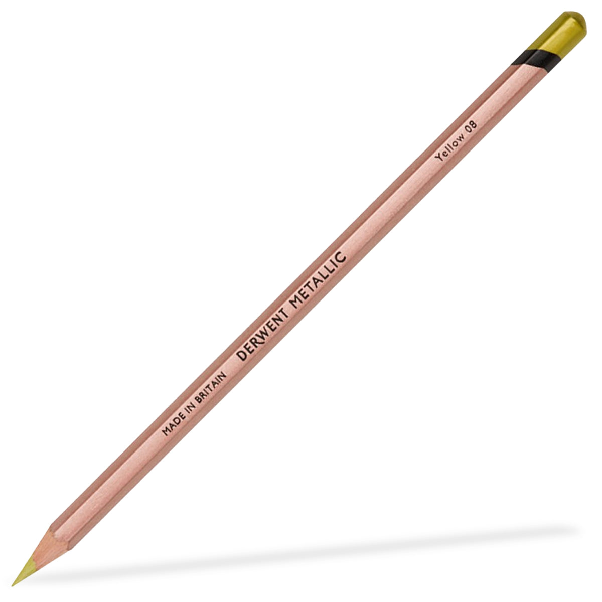 Lápis de Cor Metallic 008 - Yellow - Derwent