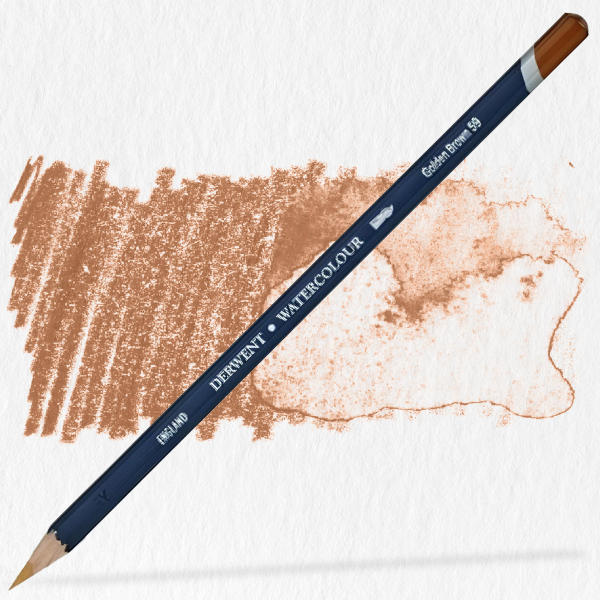 Lápis de Cor Aquarelável Watercolour - Gold Brown - Derwent  