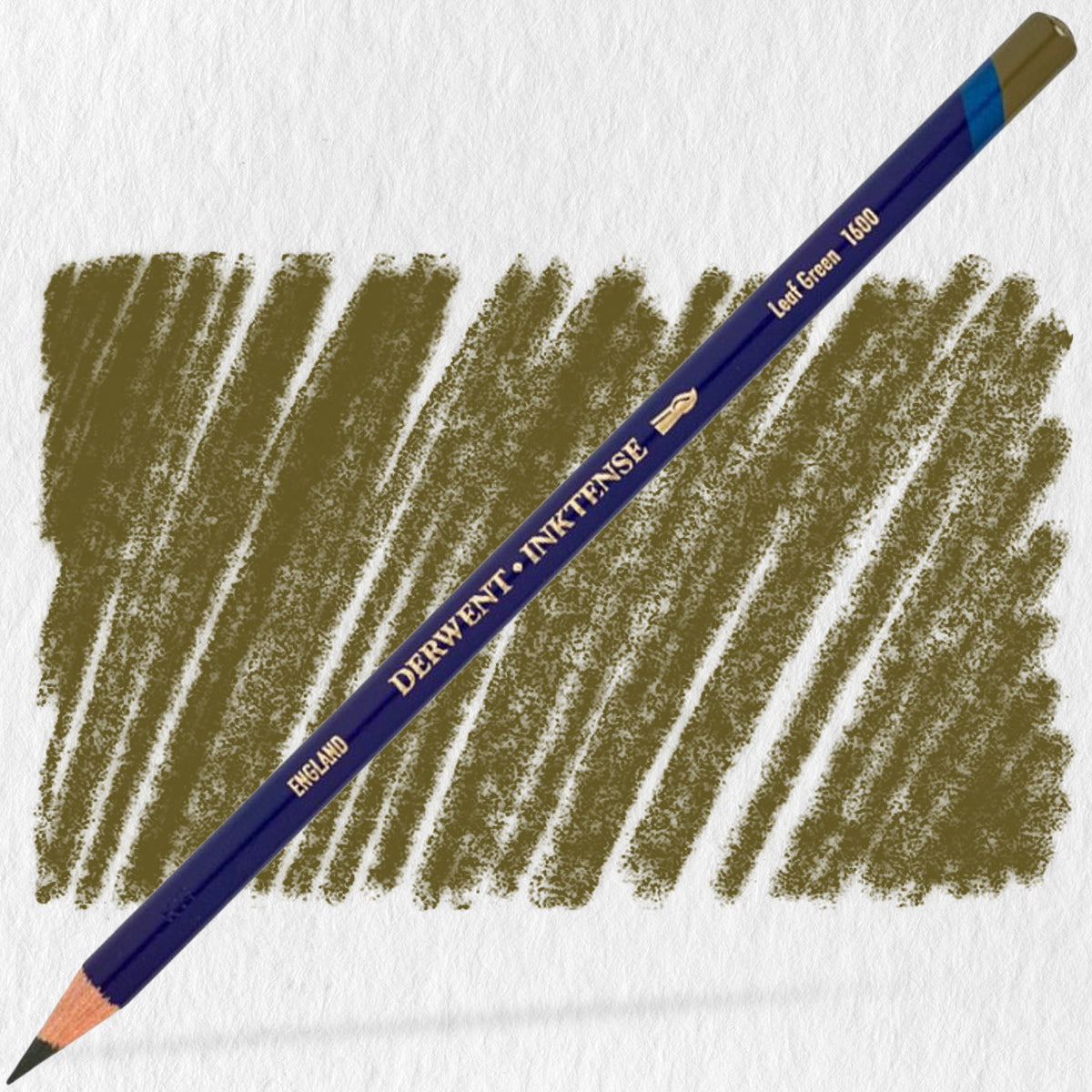 Lápis de Cor Aquarelável Inktense 1600 - Leaf Green - Derwent  