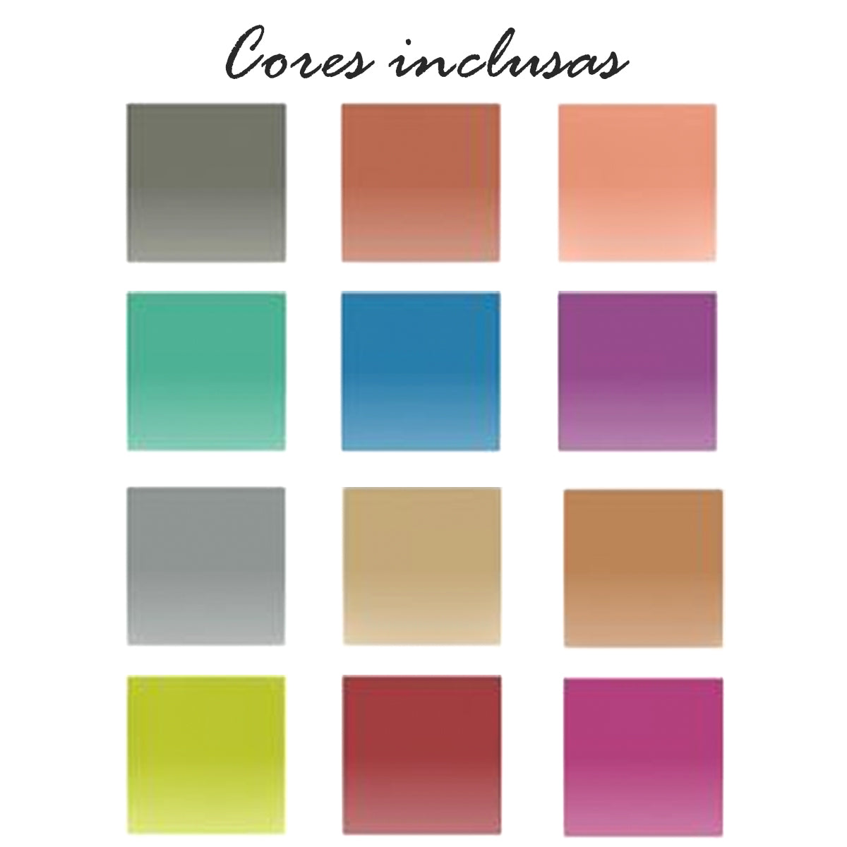 Estojo Lápis de Cor Metallic com 12 Cores - Derwent  