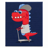DINOSSAURO SKATISTA 20X30CM