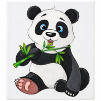 PANDA COM BAMBU 20X30CM - MODE