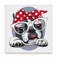 BULLDOG COM BANDANA 30X40CM