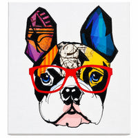 BULLDOG GEOMÉTRICO 30X40CM