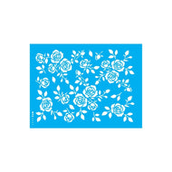 Stencil Opa 15x20cm - Estamparia Floral Rosas - 3431