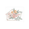 Stencil Opa 20x25cm - Envelope e Flores - 3437