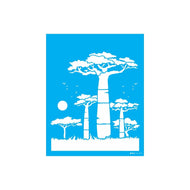 Stencil Opa 20x25cm - África Baobá - 3433