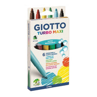 Estojo de Canetinha Giotto Turbo Maxi 6 Cores F453000