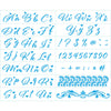 Stencil Alfabeto 42x34cm para Pintura Decorativa e Artesanato St2-003 - Litoarte