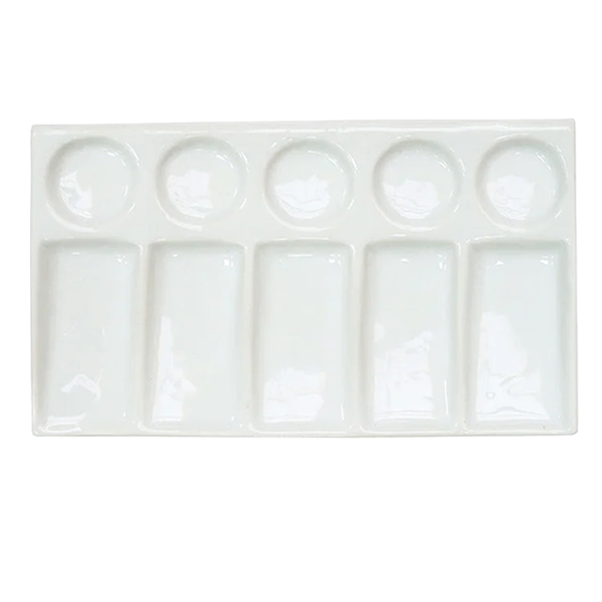 Gode Porcelana Retangular 10 Cavidades 19  X  11cm