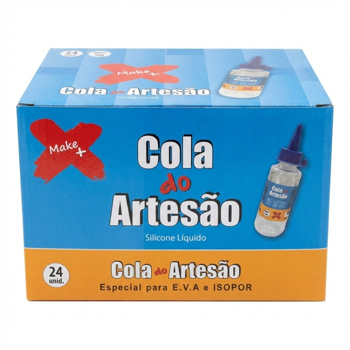 Cola do Artesão Silicone 60 Ml - Make+