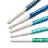 Kit com 5 Agulhas Ergonômicas Grossas para Crochê Ergonomics 7 a 12mm - Prym