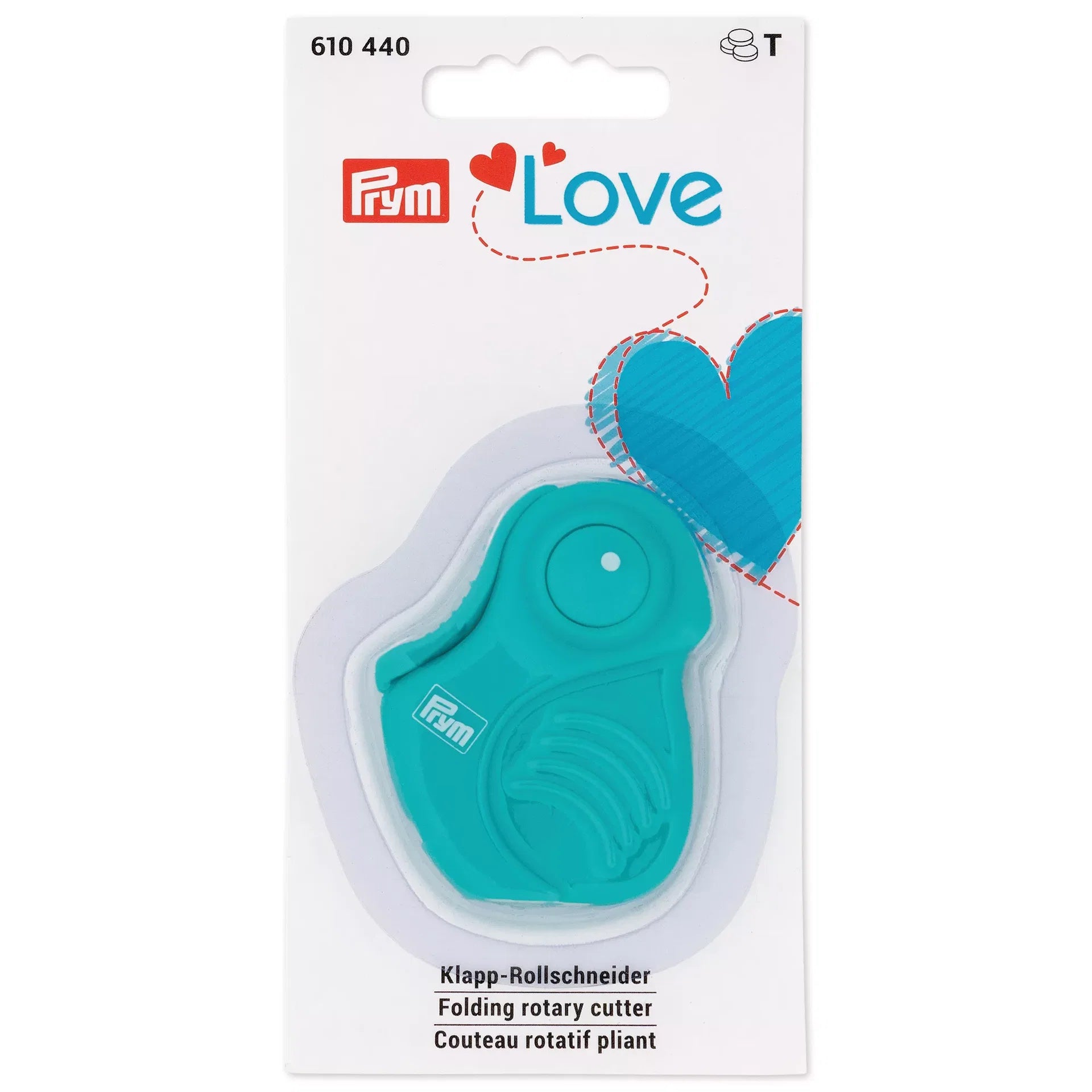 Cortador Rotativo Dobrável para Tecido Prym Love 28mm - Prym