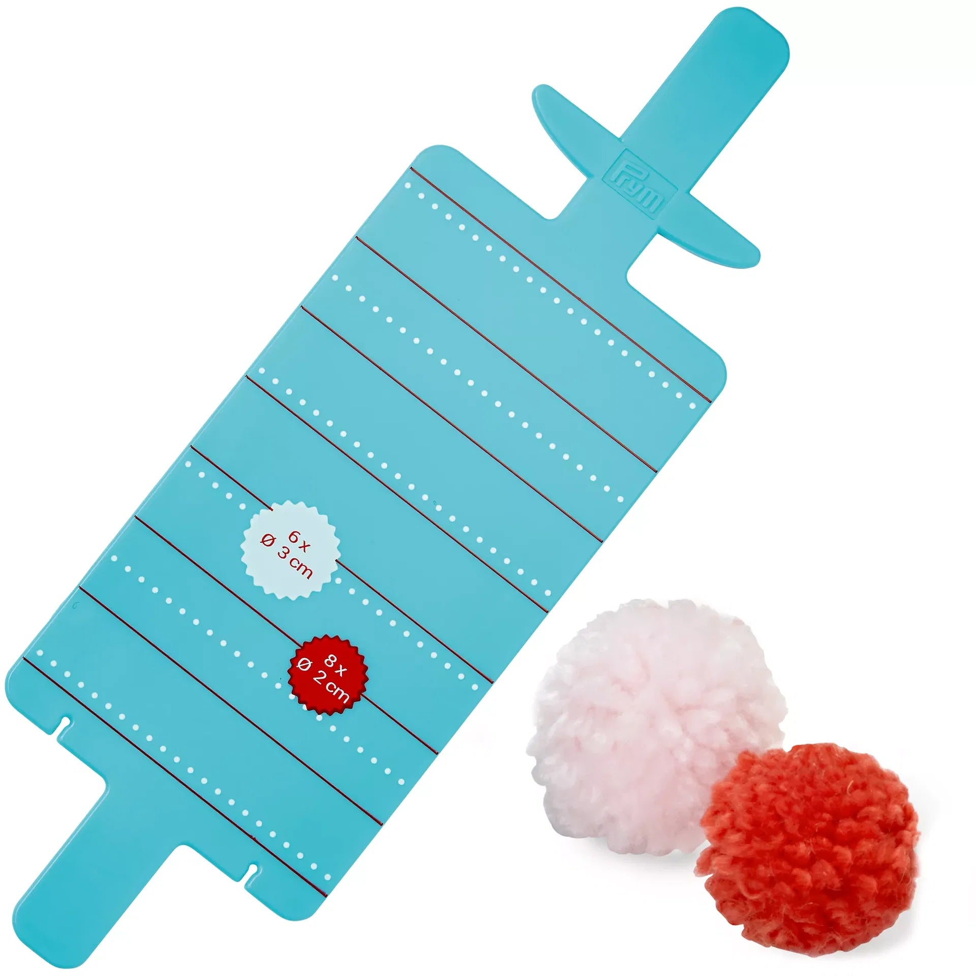 Fazedor de Mini Pompons Prym Love 2cm e 3cm para Artesanato - Prym