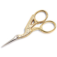Tesoura de Bordado Cegonha Dourada 9cm para Costura - Prym