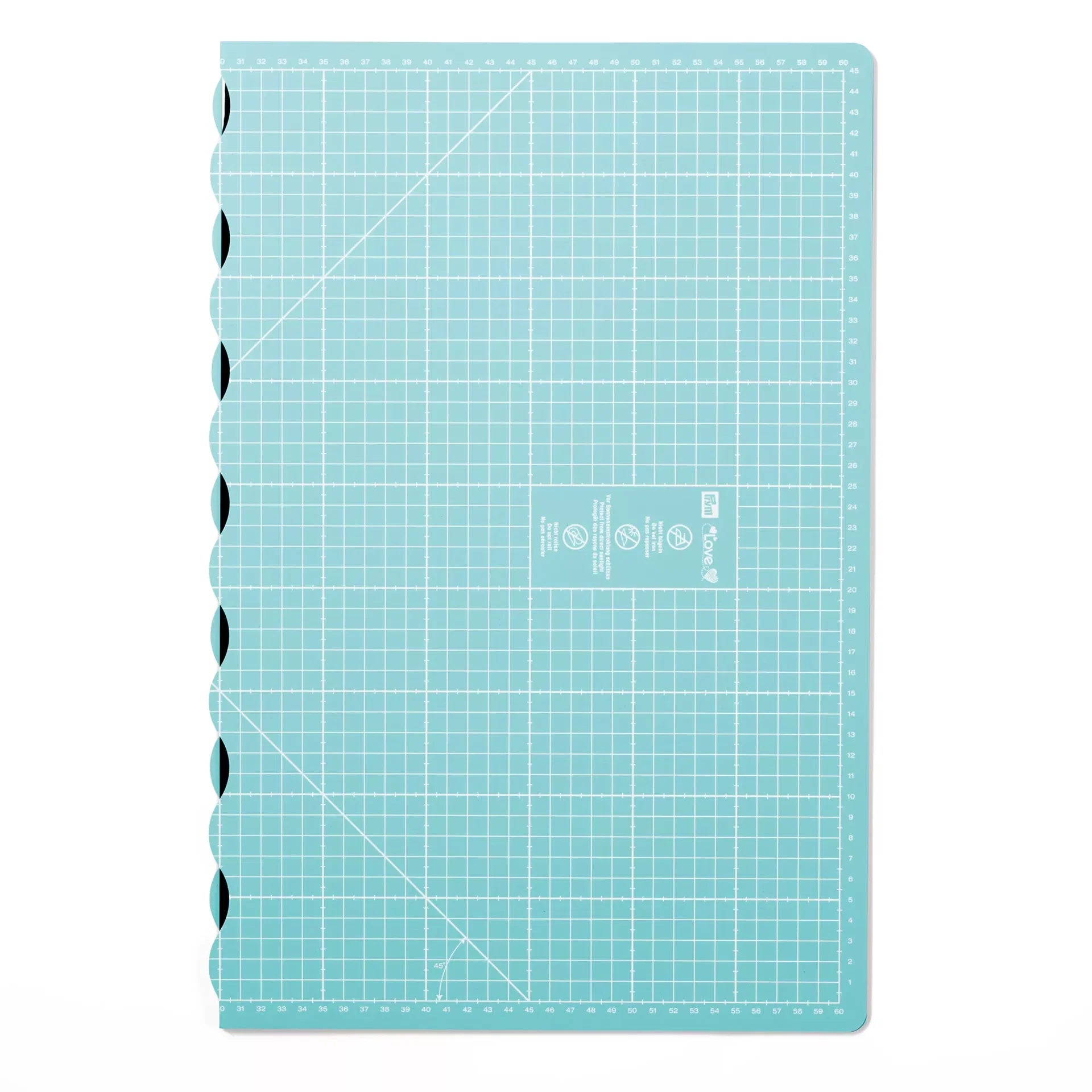 Base de Corte Dobrável para Costura e Patchwork Prym Love 45x60cm - Prym