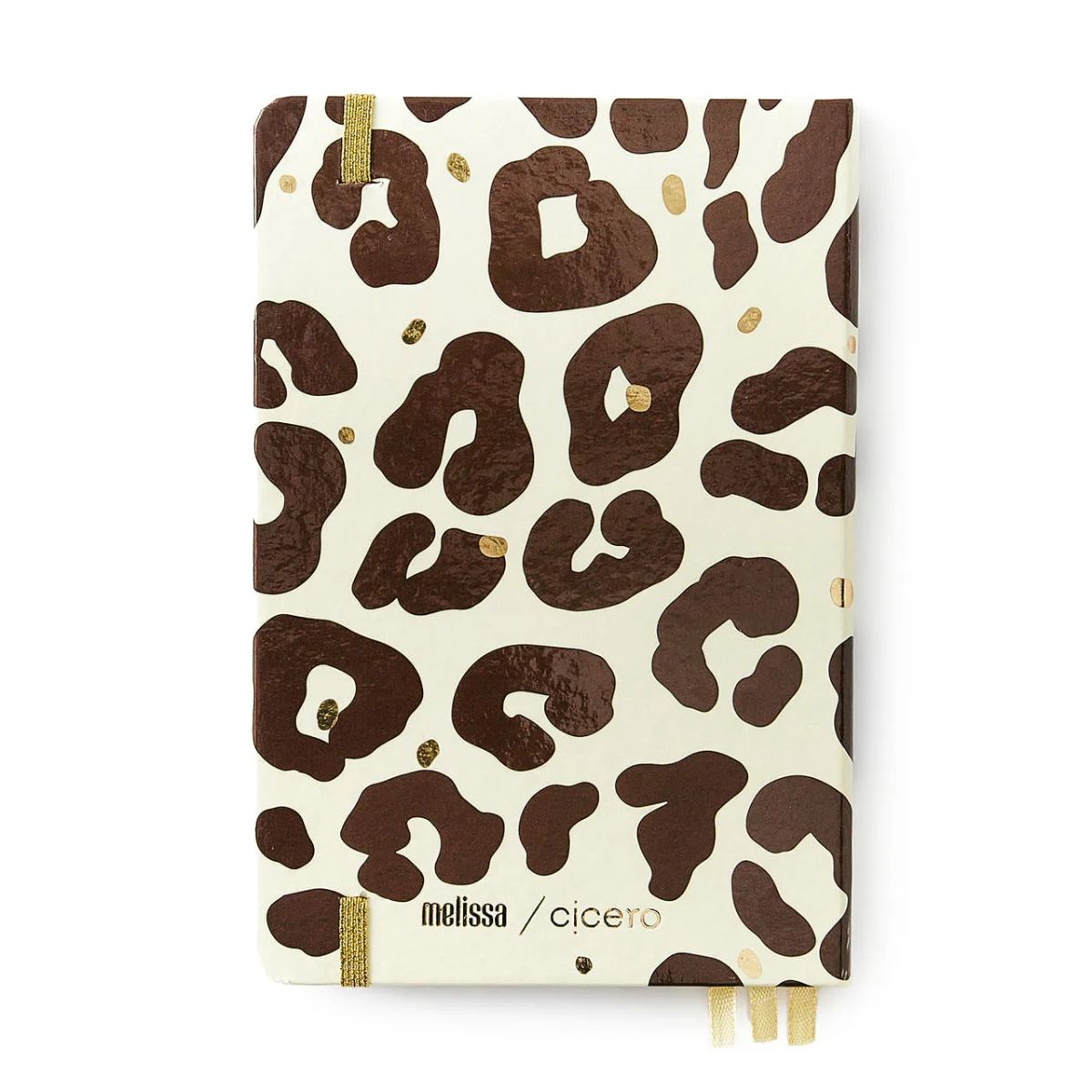 Caderneta Cicero Tri 14x21cm Melissa Onça com Miolo sem Pauta, Pautado e Pontado