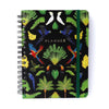 Planner Permanente Wire-o Cicero A5 14,8x21cm Semanal com Notas Pássaros Floresta Tropical Preto
