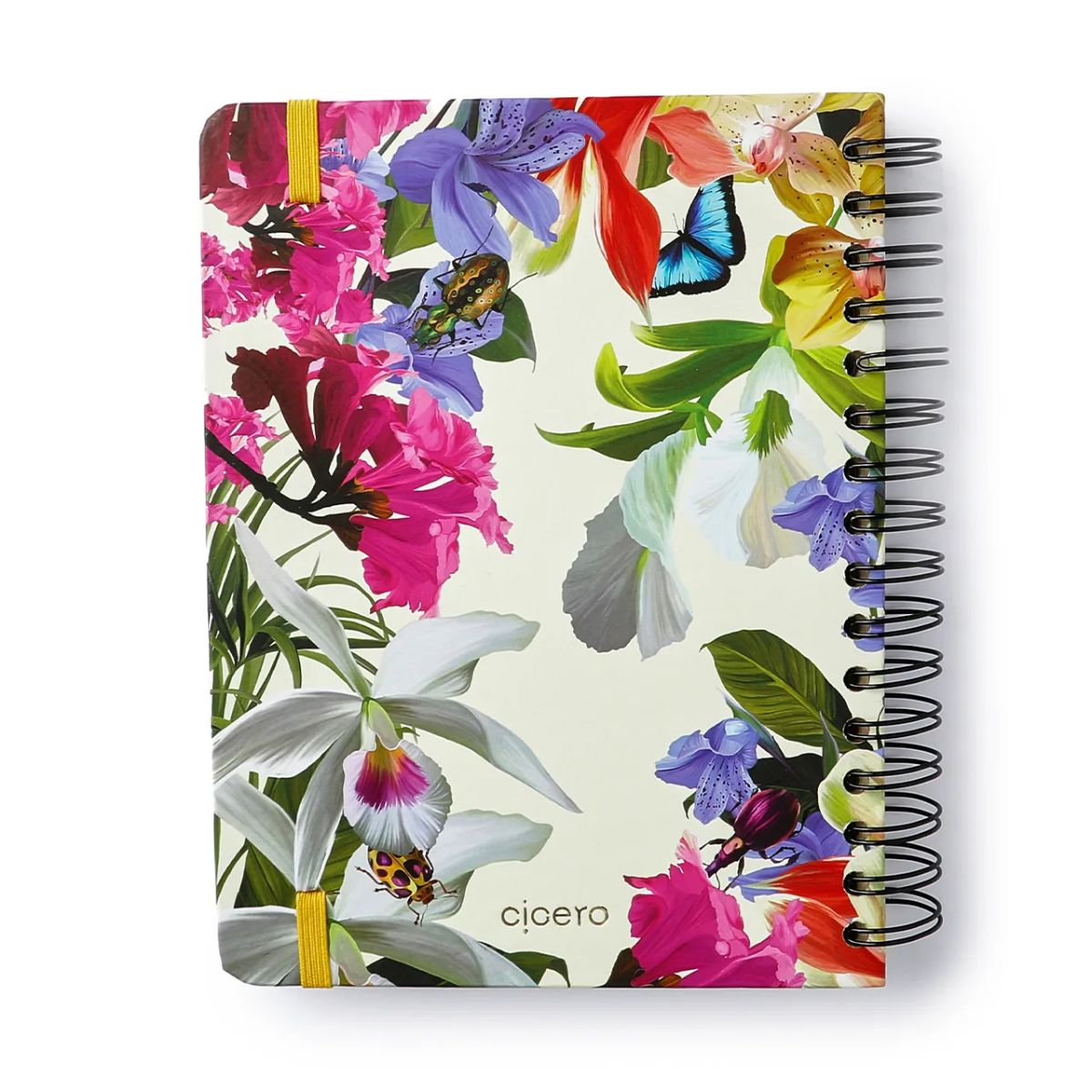 Planner Permanente Wire-o Cicero A5 14,8x21cm Semanal com Notas Joia Natural Insecta Dia
