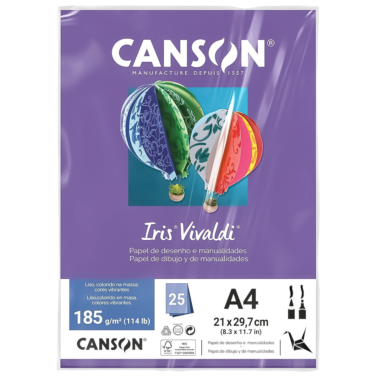 195384-pct-papel-iris-vivaldi-25fls-a4-21x29,7cm-185gr---violeta-413648