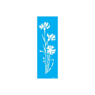 Stencil Opa 10x30cm - Flores Azaleias - 3458