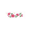 Stencil Opa 10x30cm - Flores Centaurea Cyanus - 3459