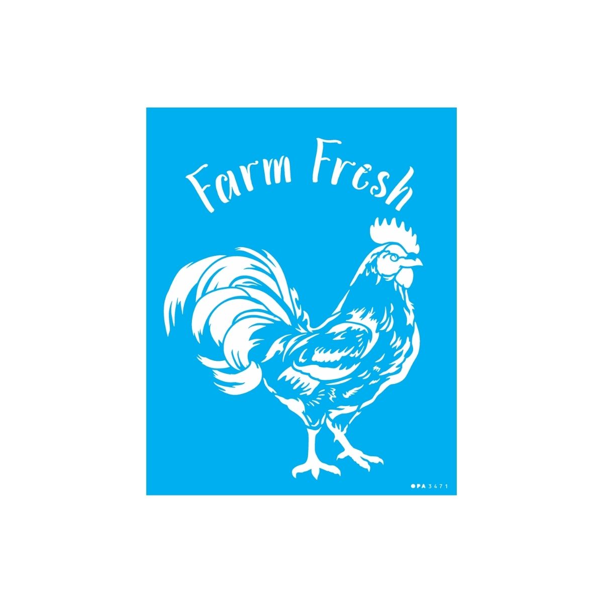 Stencil Opa 20x25cm - Farmhouse Galo - 3471