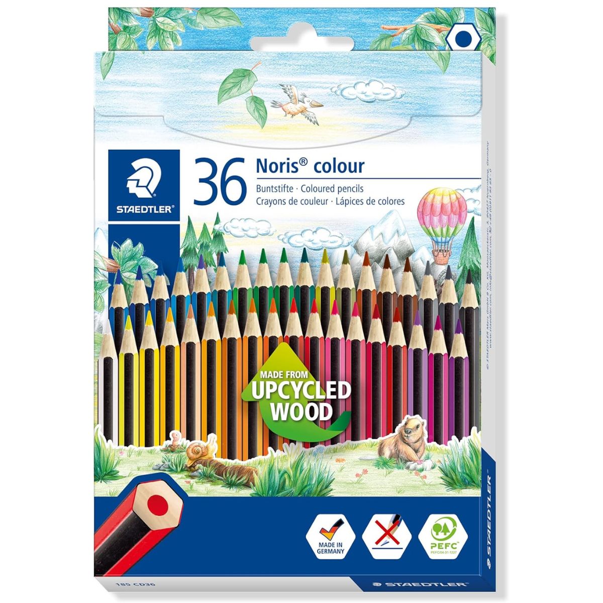 Estojo de Lápis de Cor Noris Staedtler com 36 Cores