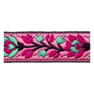 Fita Grega Trançada para Costura e Artesanato Gr009-024 Rosa 2,4cmx1m - Artepunto