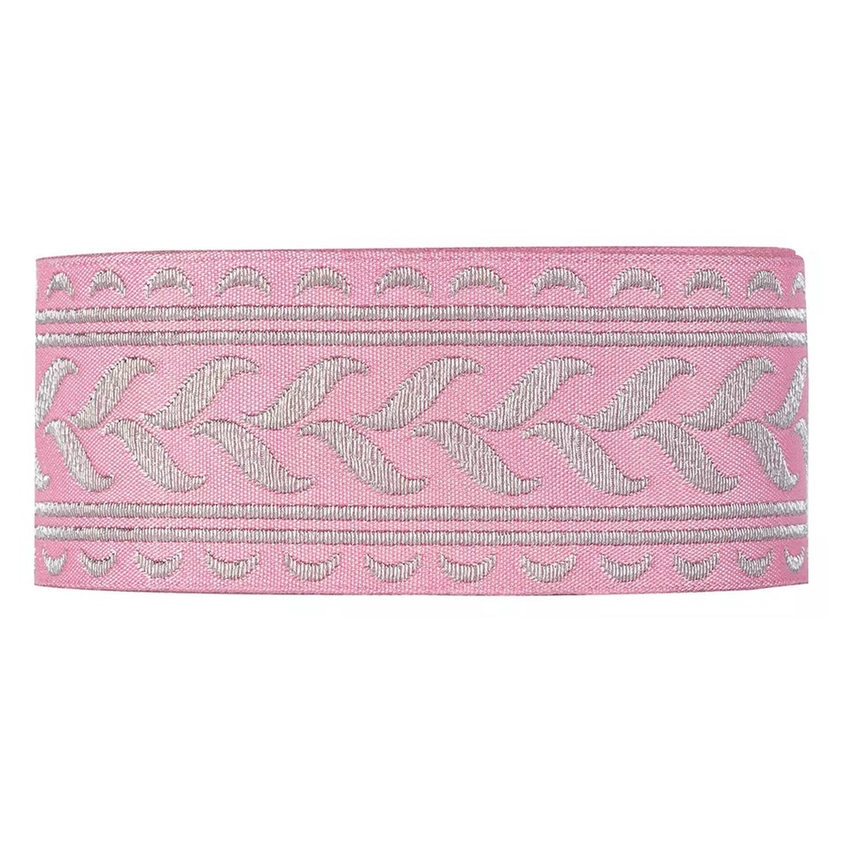 Fita Grega Trançada para Costura e Artesanato Gr012-032 Rosa Pastel 3,2cmx1m - Artepunto