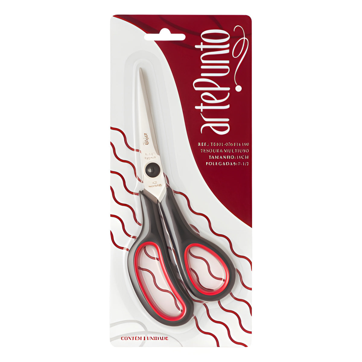 Tesoura Multiuso para Costura Preta 19cm - Artepunto