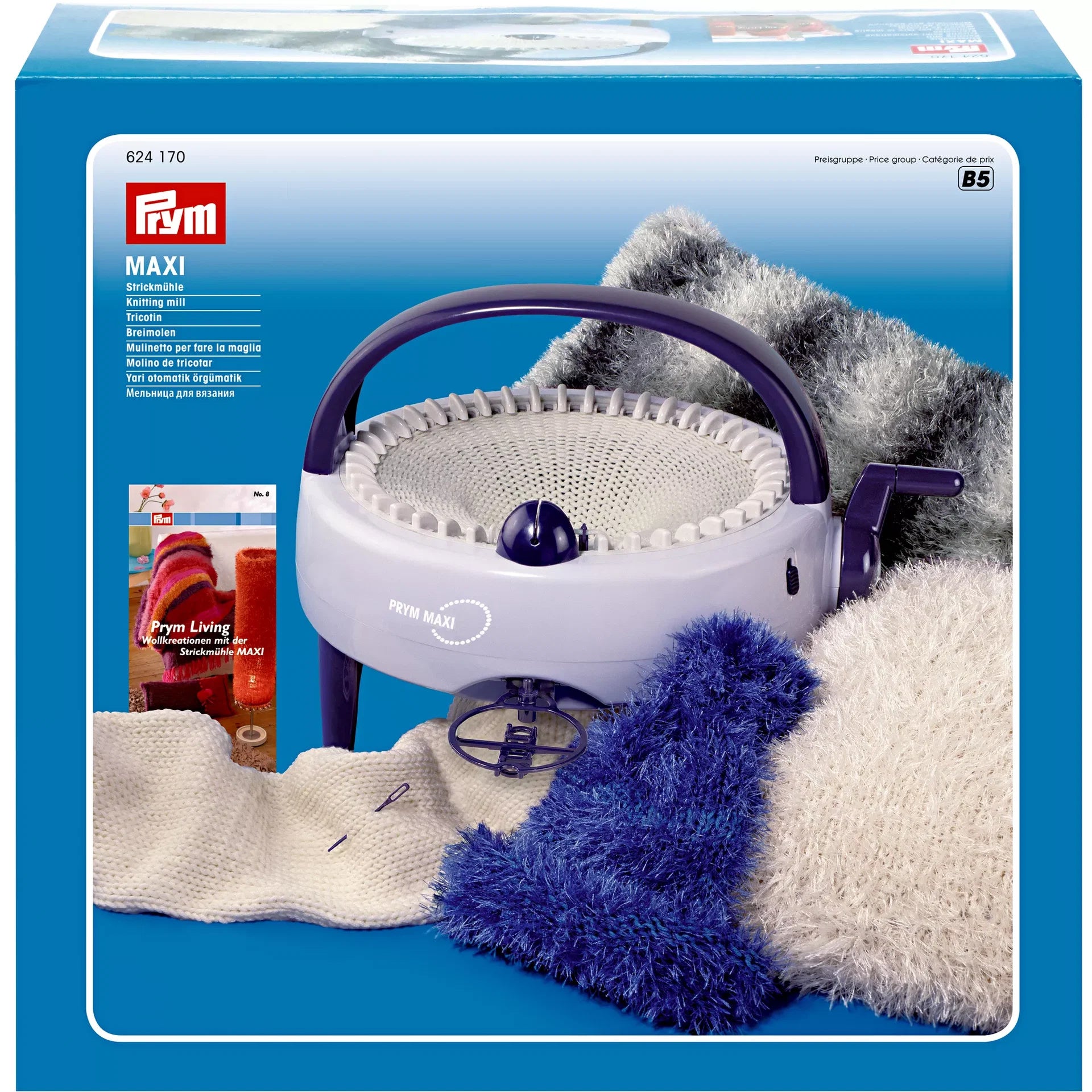 Máquina de Tricô Manual Semiautomática Maxi 27cm - Prym