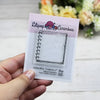 Mini Carimbo Caderno 2 Scrapbook Planner - Lilipop