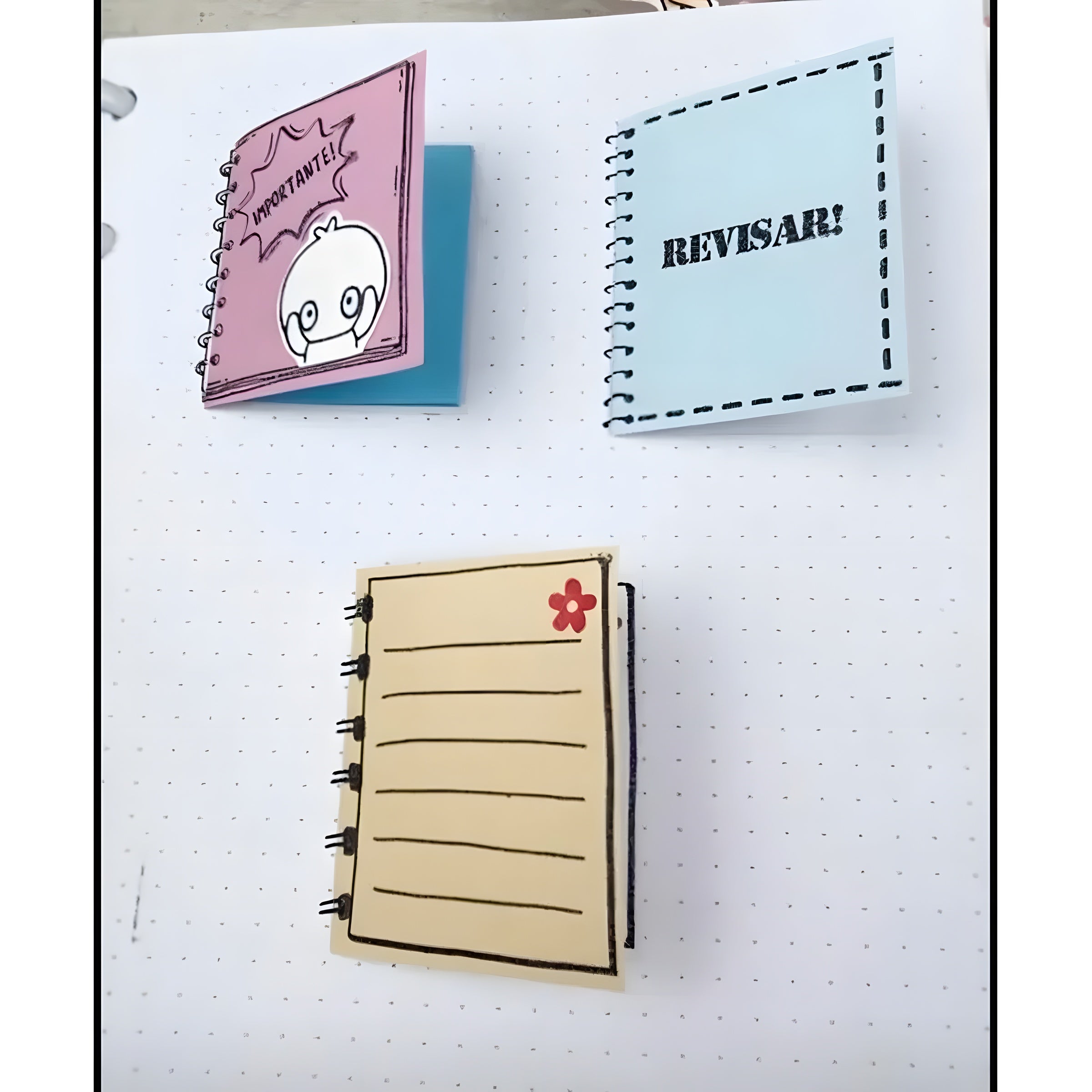 Mini Carimbo Caderno 2 Scrapbook Planner - Lilipop