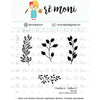Cartela de Carimbos Galhos 2 em Fotopolímero para Artesanato e Scrapbook - Lilipop