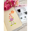 Kit Carimbos Decorativos M Vaso de Flores Scrapbook - Lilipop