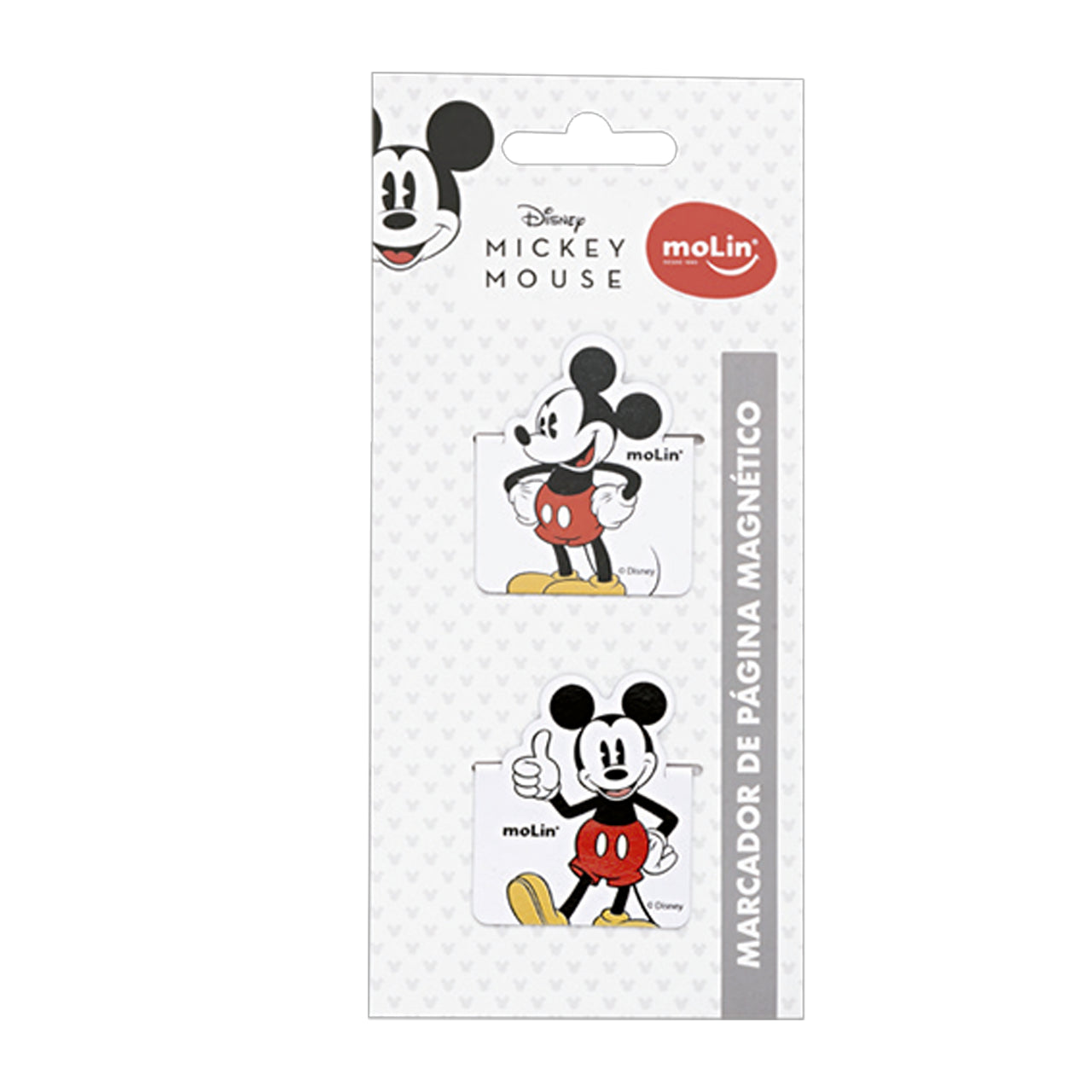Marcador Página Magnético Mickey com 2 Unidades - Molin