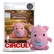 Kit Meu Primeiro Amigurumi Fazendinha Porquinho 0004 - Círculo