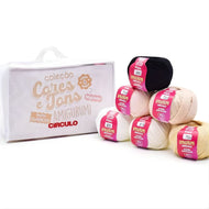 Kit Amigurumi Coleção Cores e Tons Clássicos 6 Novelos 50g - Círculo